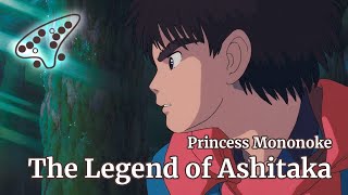Princess Mononoke  - The Legend of Ashitaka - Ocarina tutorial / tabs