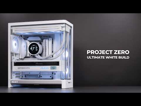 Ultimate White PC Build with Hidden Cables | NZXT H6 RGB+ | MSI