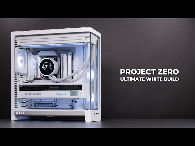 Ultimate White PC Build with Hidden Cables | NZXT H6 RGB+ | MSI