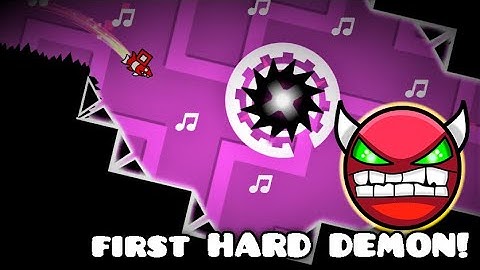 My first Hard Demon! (Clutterfunk v2 by Snambs) 25 Demons!| Geometry Dash
