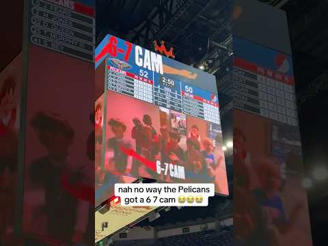 67 Cam in the Smoothie King Center #pelicans #nba