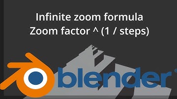 How to make perfect looping .gif in Blender (Including INFINITE ZOOM using MATH)
