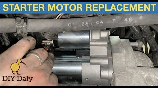 MK5 Ford Fiesta starter motor replacement 1.25 / 1.4 / 1.6 zetec