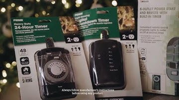 How To Set Christmas Lights To A Timer - Ace Hardware