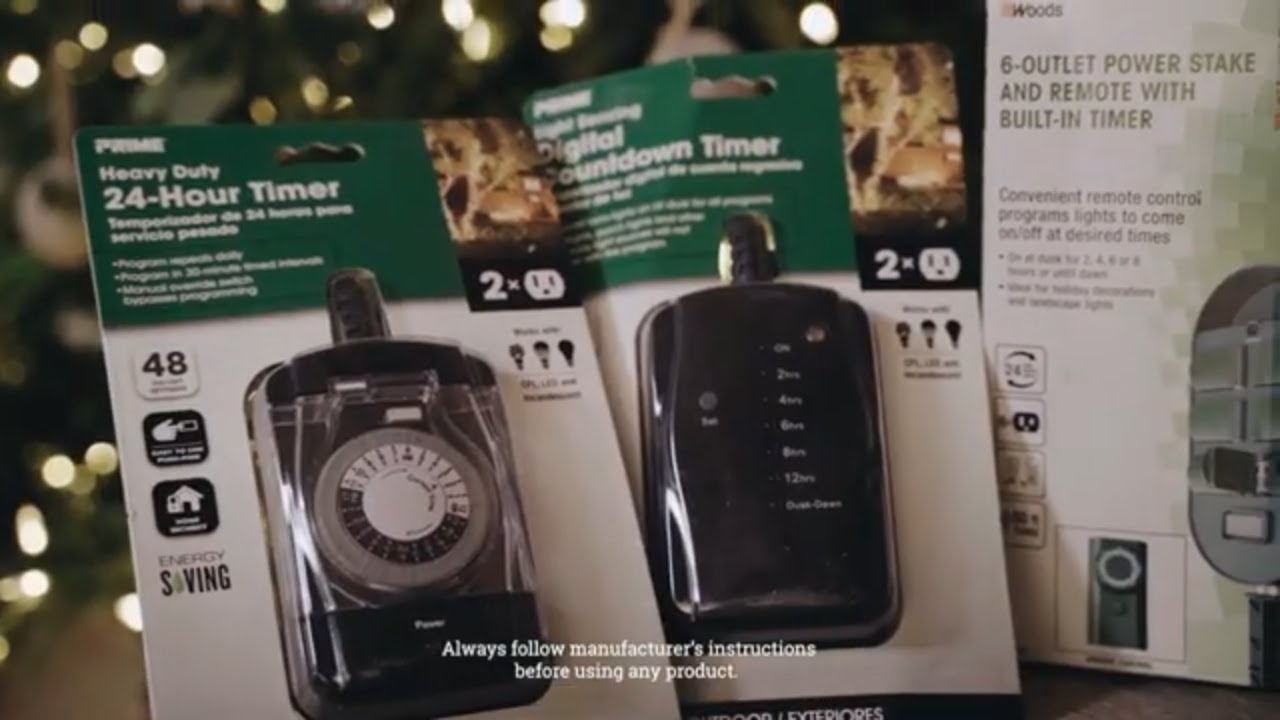 How To Set Christmas Lights To A Timer - Ace Hardware 