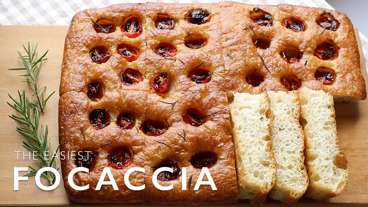 무반죽 폴딩 포카치아