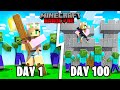 I Survived 100 DAYS in a ZOMBIE APOCALYPSE in Minecraft... Here's What Happened