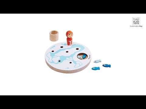 Plan Toys Ξύλινο Παιχνίδι Ψαρέματος Ice Fishing
