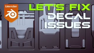 How to FIX decal issues in Blender 2.92 and Decal Machine 2.1 - tutorial