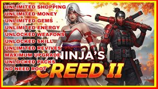 Ninja’s Creed 2 Mod APK v1.0.7 (Unlimited Shopping/Gems/Cash/Weapons) screenshot 5