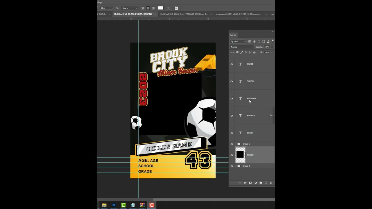 Merge Data with Excel and Photoshop!