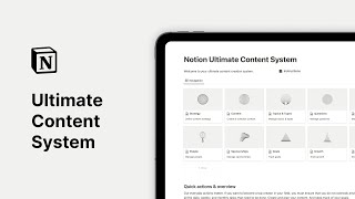 Notion Ultimate Content System