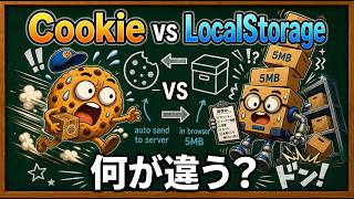 Cookie vs LocalStorage｜何が違う？ログイン情報はどこに保存すべき？