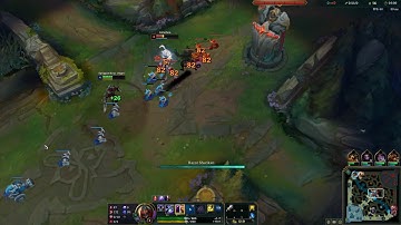 clean zed w flash combo