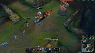 clean zed w flash combo