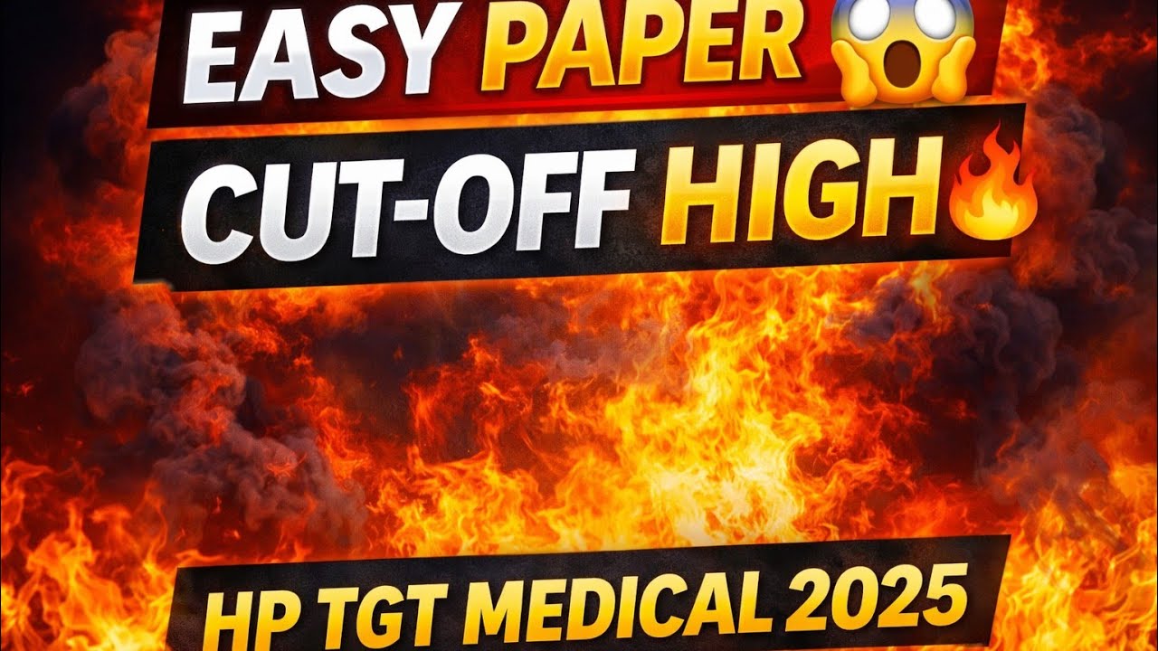HP TGT Medical 2025 Cutoff | Paper Easy Tha 😱 | Final Answer Key ke Baad 