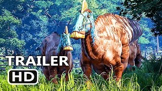 PS4 - Jurassic World Evolution All Species Trailer (2018) Jurassic Park Game HD