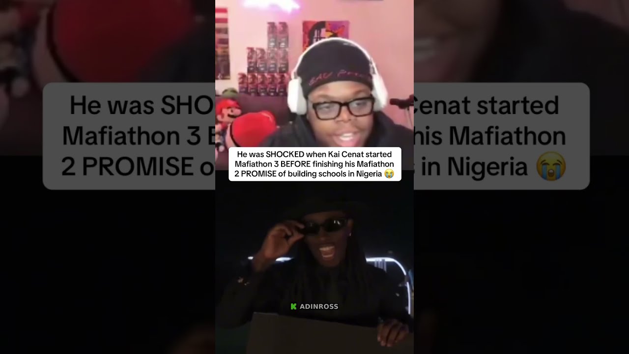 He Was SHOCKED When Kai Cenat Started Mafiathon 3 BEFORE Building Schools In Nigeria Kaicenat