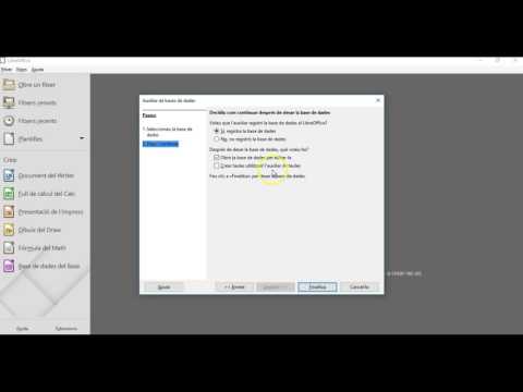 Vídeo: Com Es Crea Una Nova Base De Dades A La Comptabilitat 1C