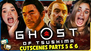 GHOST OF TSUSHIMA: DIRECTOR'S CUT ALL CUTSCENES (Parts 5 & 6) REACTION! | Iki Island DLC