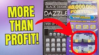 WIN ALL - MORE THAN PROFIT! 💥 Black Diamond Dazzler and Fortune Scratch-Off Lottery Tickets! 🔥