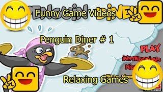 Funny Game Videos | Relaxing Games | Penguin Diner # 1 screenshot 2