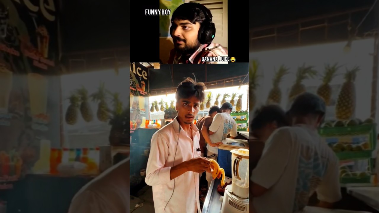 Kele 🍌 juice 🥤 wale ko gussa aa Gaya 😂 #explore #friendforever #funny #shorts  #media