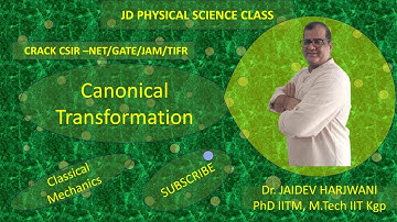 Question ID 705152 CSIR-NET DEC 2024 PYQ SOLUTION , CANONICAL TRANSFORMATION  By JAIDEV HARJAWANI