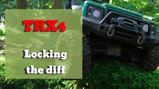 Locking a TRX 4 Diff