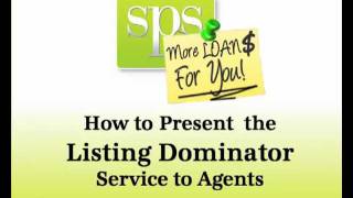 Single Property Websites tutorial presentation for Loan Officers