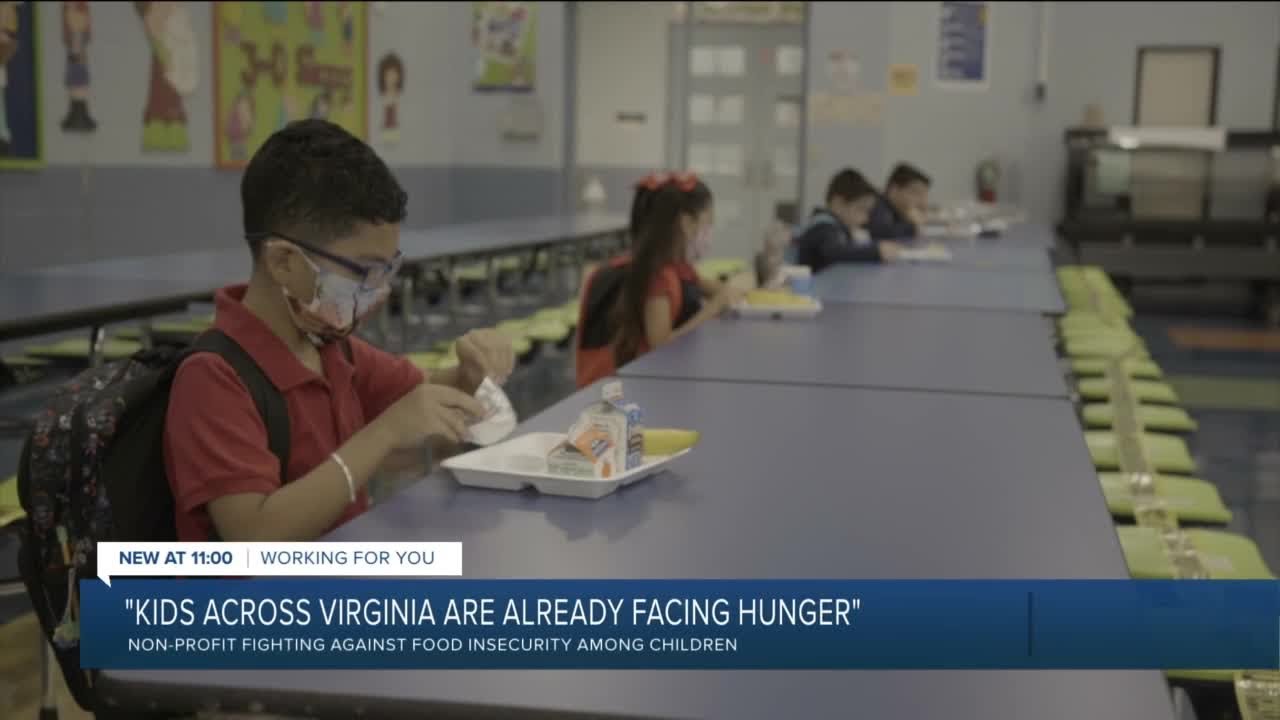 Virginia non-profit fights against food insecurity among children - YouTube