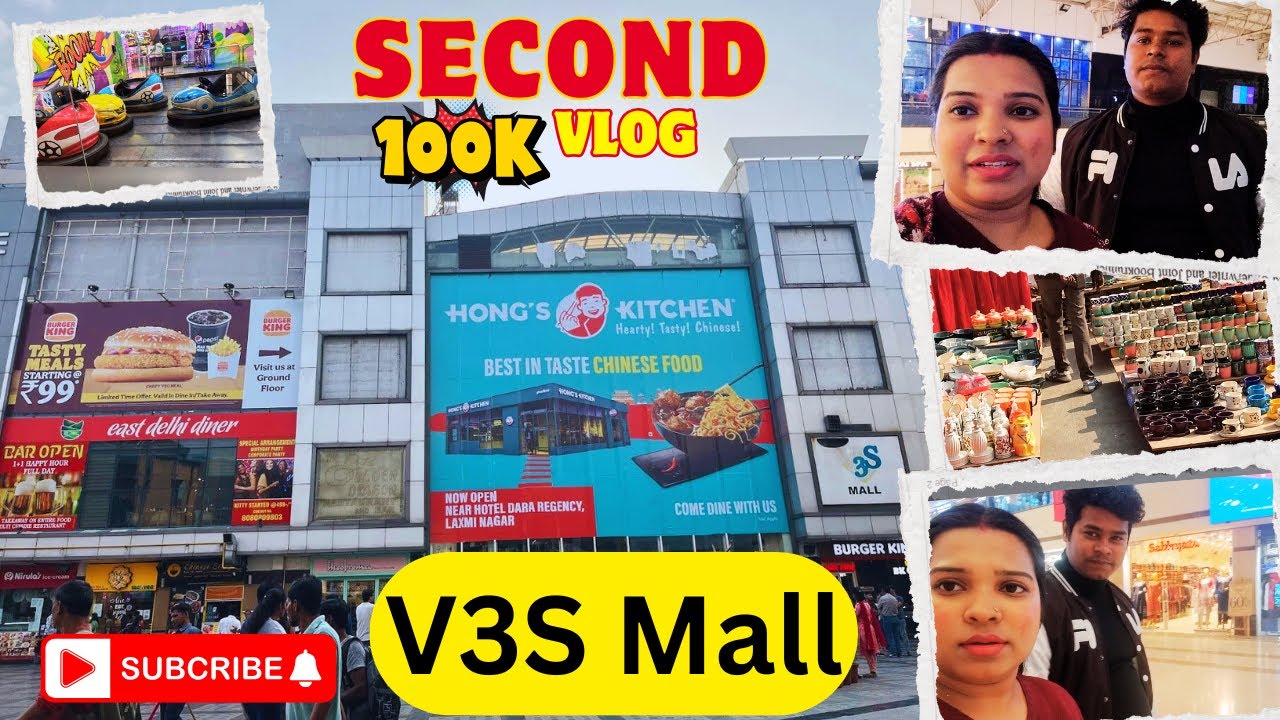 V3S Mall Delhi Tour | First Time Visit Experience 😍