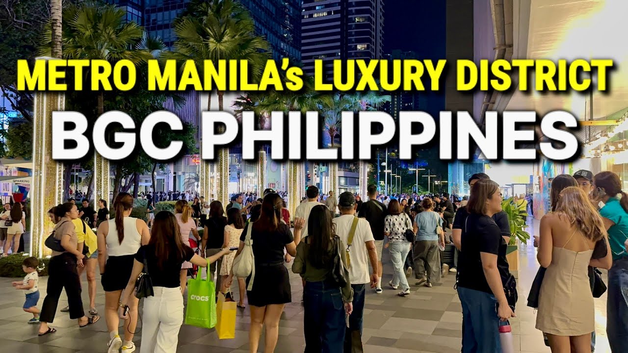 INSIDE BGC 🇵🇭 PHILIPPINES’ Most MODERN CITY at Night! | Bonifacio High Street Walk & Mall Tour 2025