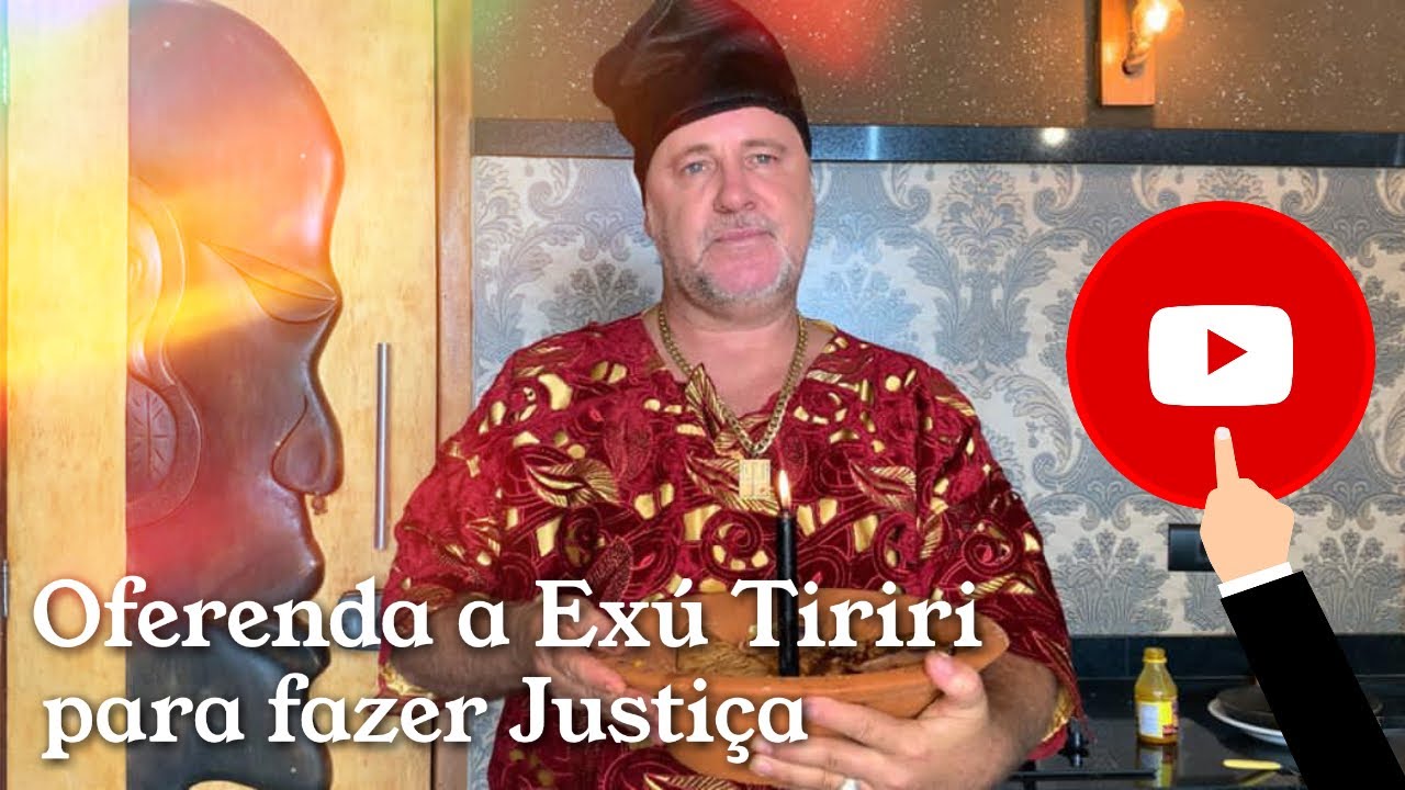 Oferenda a Exú Tiriri para fazer Justiça