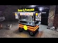 Sher a punjab foodcart for bbq nonveg food cart  with led light board momoscart foodtrucks