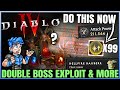 Diablo 4 - Double Boss Exploit, BIG XP Trick, New Item Found, IMPORTANT Paragon Power Tip &amp; More!