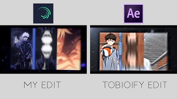 Alight motion VS After effect | Remake : @Tobioify