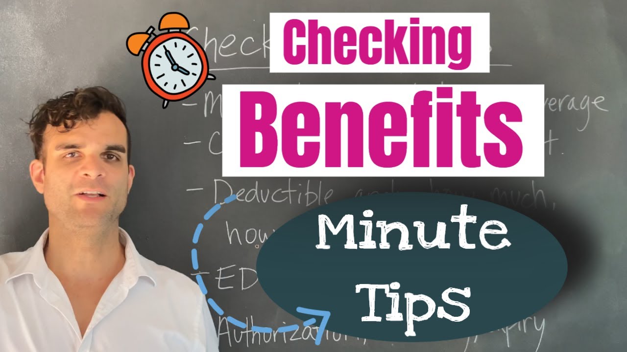 How to Bill for Mental Health Services - Checking Benefits Before You Bill for Mental Health