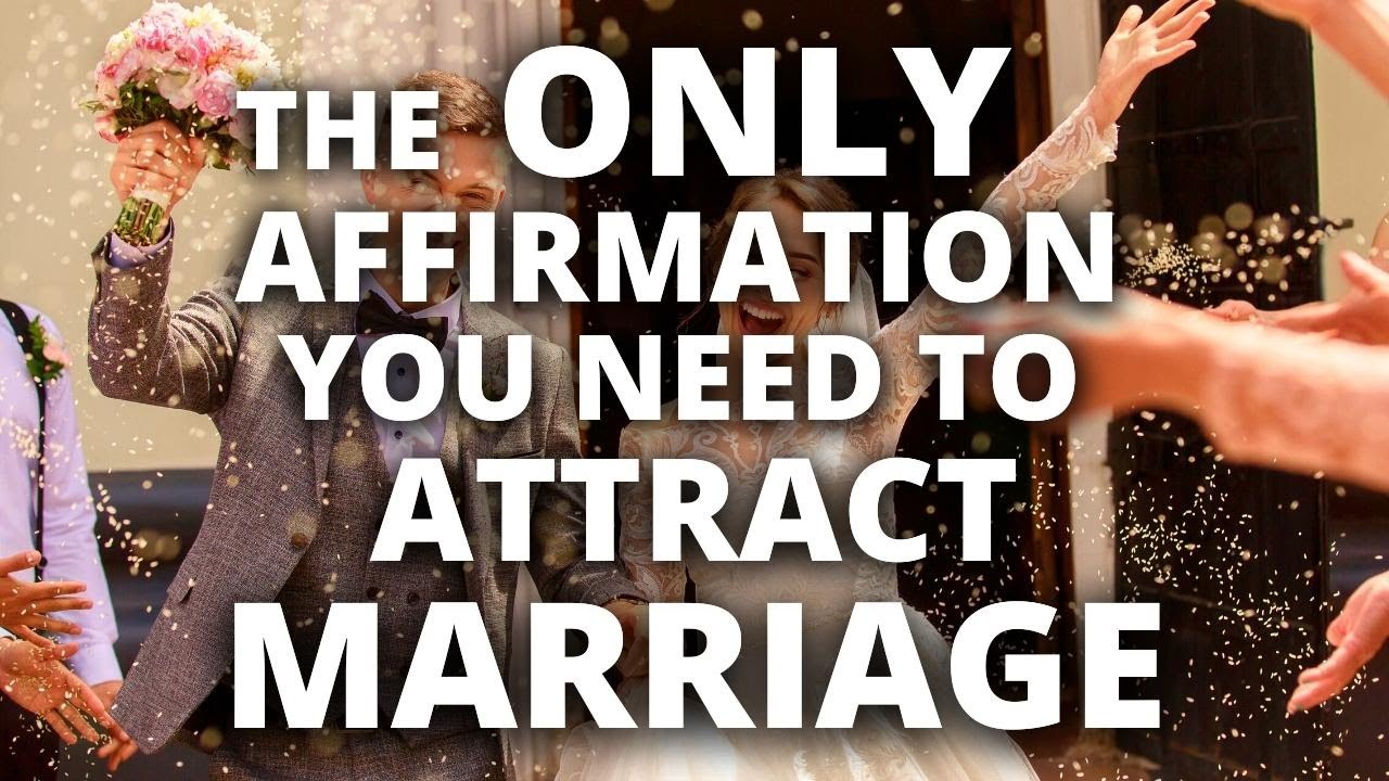 Powerful Marriage Affirmation For Singles To Attract Soulmate  | Florence Scovel Shinn | 108 Reps