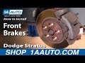 How to Replace Front Brakes 2001-06 Dodge Stratus