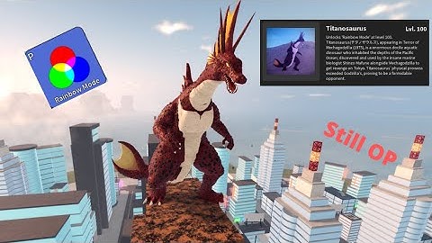 How Powerful is MAX TITANOSAURUS? (After Nerf) - Kaiju Universe