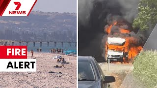 Sa Heatwave Auburn Bushfire Keeps Authorities On Alert, Australia Day Event Cancelled 7News