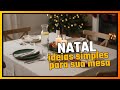 Mesa de natal sem gastar muito| comprinhas simples