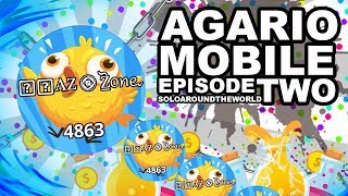 AGARIO MOBILE 1V10 SOLOING A CLAN (Agar.io Mobile Gameplays)