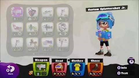 Splatoon: Custom Splattershot Jr  Guide