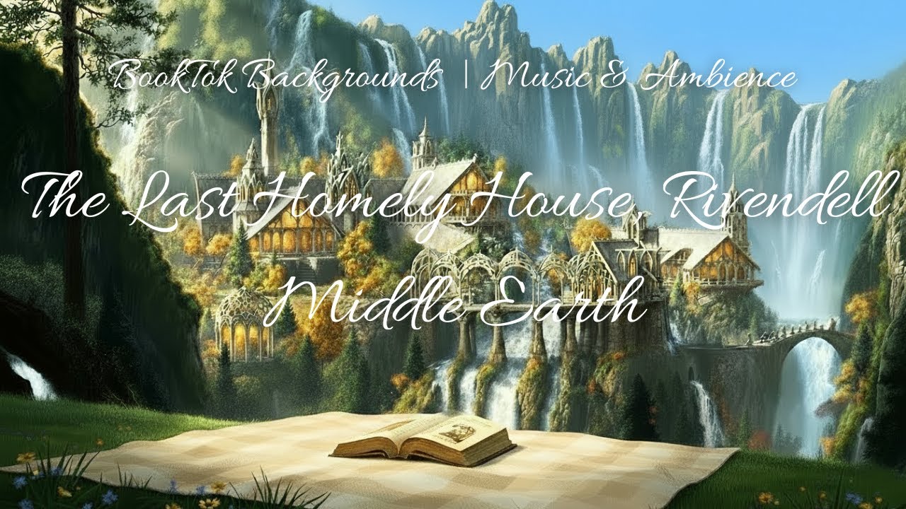 The Last Homely Home, Rivendell | LOTR Fantasy Reading Ambience 🌙📚✨