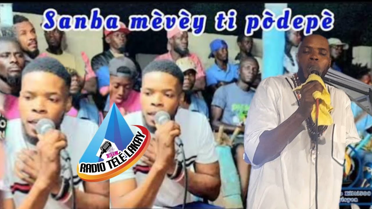 Mezanmi Sanmba ti Pòdepè sot jwe vodou nan fèt koral LA FLEUR du vodou terrier-rouge 