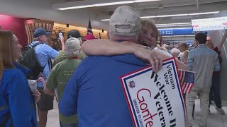 St. Louis veterans welcomed home by thousands for 100th Honor Flight