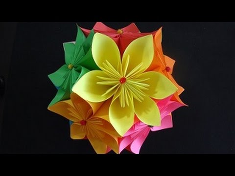 Video: Modüllerden Kusudama çiçek Topları Nasıl Yapılır