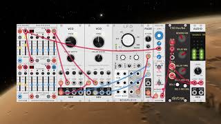VCV Rack Sequential Ambient Patch | Crossfading VCOs with LPG & Effects #vcvrack